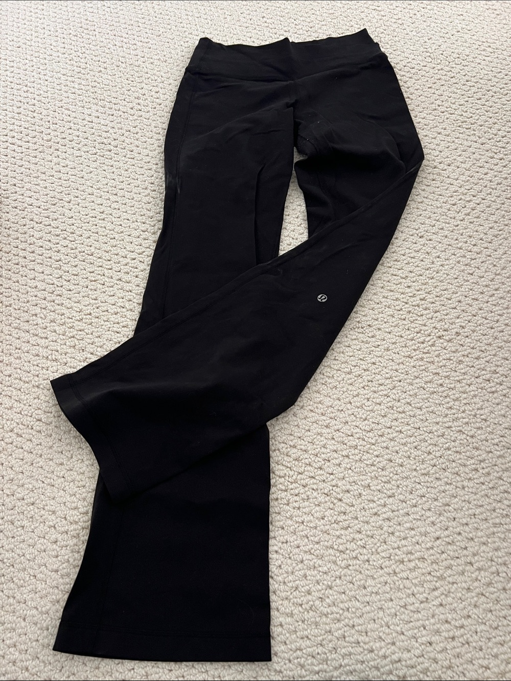 lululemon athletica Black Bootcut Yoga Pants